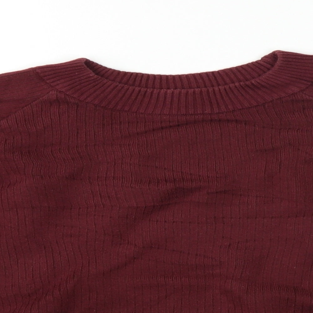 Mango Womens Red   Pullover Jumper Size 4