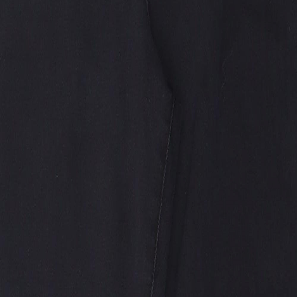 Preworn Womens Black  Denim Skinny Jeans Size 8 L29 in - studded detail