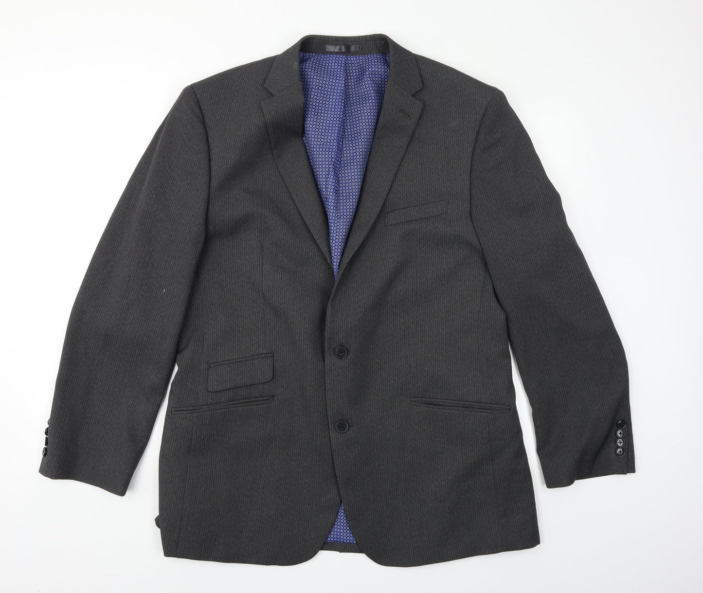 T&W Mens Grey   Jacket Blazer Size XL