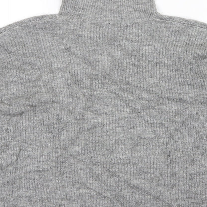 Brand and care label for Divided women’s grey jumper, size S