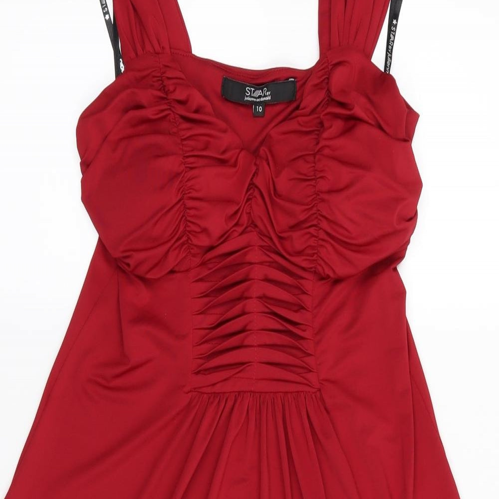 Star Womens Red   A-Line  Size 10
