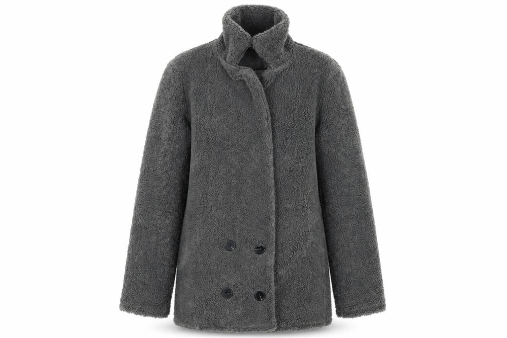 Select Womens Grey   Overcoat Coat Size 6