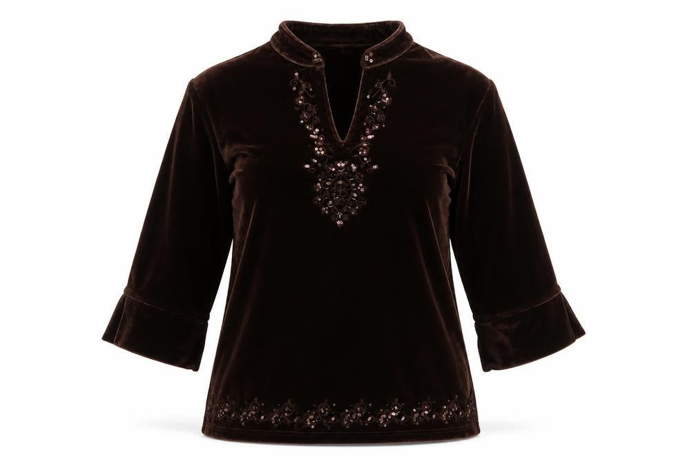 Style By Ewm Womens Brown   Pullover Jumper Size S