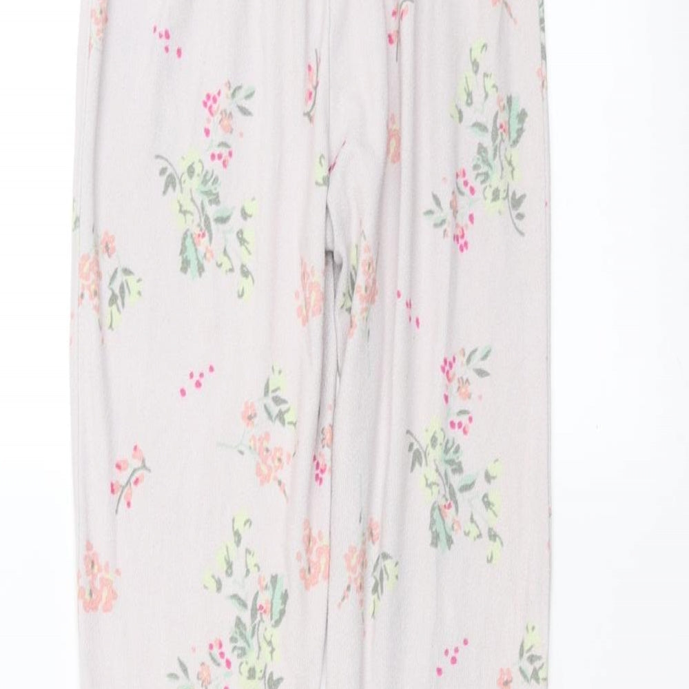 George Womens Pink Floral  Trousers  Size 6 L28 in