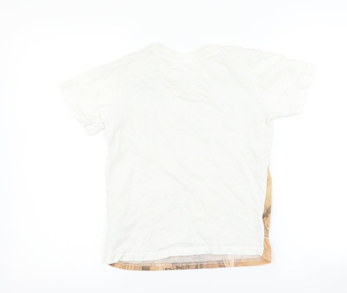 Pumpkin Patch Boys White   Basic T-Shirt Size 8 Years  - I've got attitude