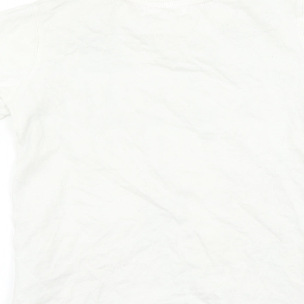 Pumpkin Patch Boys White   Basic T-Shirt Size 8 Years  - I've got attitude