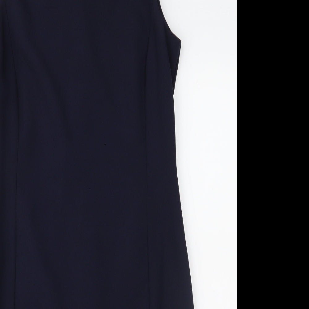 Essentials Womens Blue   Pencil Dress  Size 10