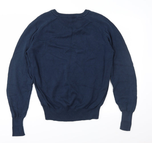 Mark,Fore&Strike Mens Blue  Knit Pullover Jumper Size M