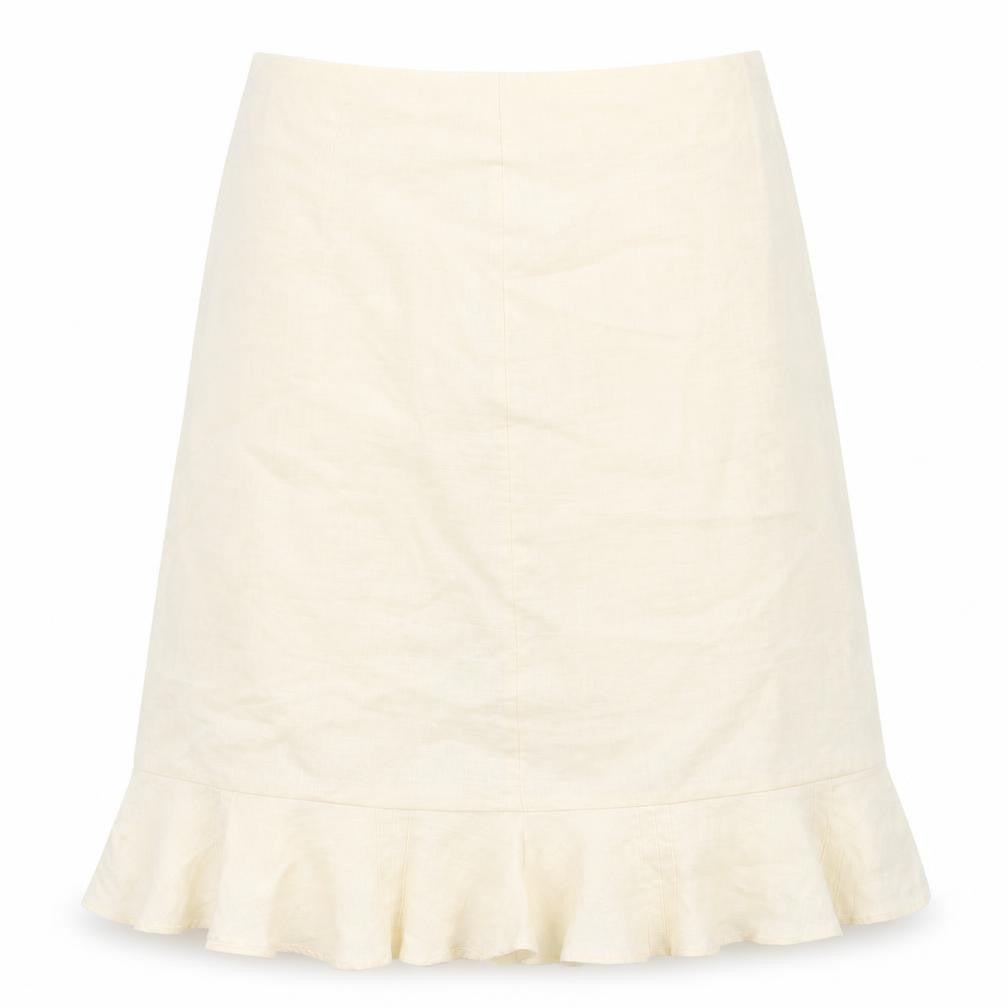 H&M Womens Yellow   A-Line Skirt Size 8