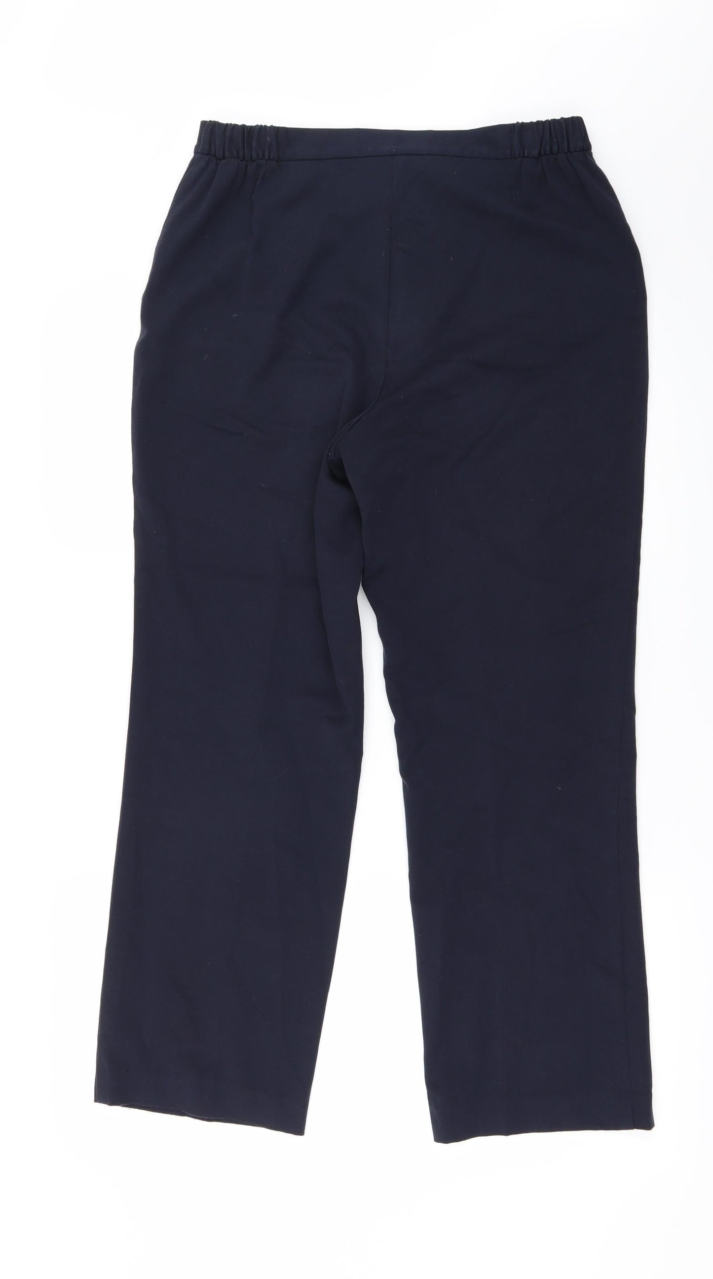 Marks and Spencer Womens Blue   Trousers  Size 10 L27 in