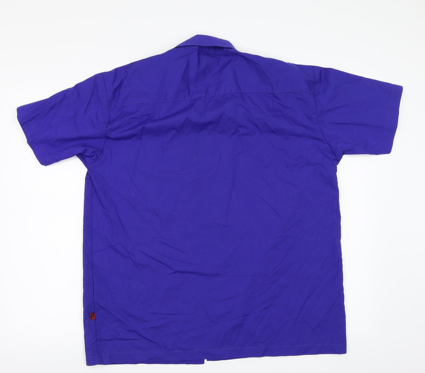 Petroleum Mens Blue    Button-Up Size L