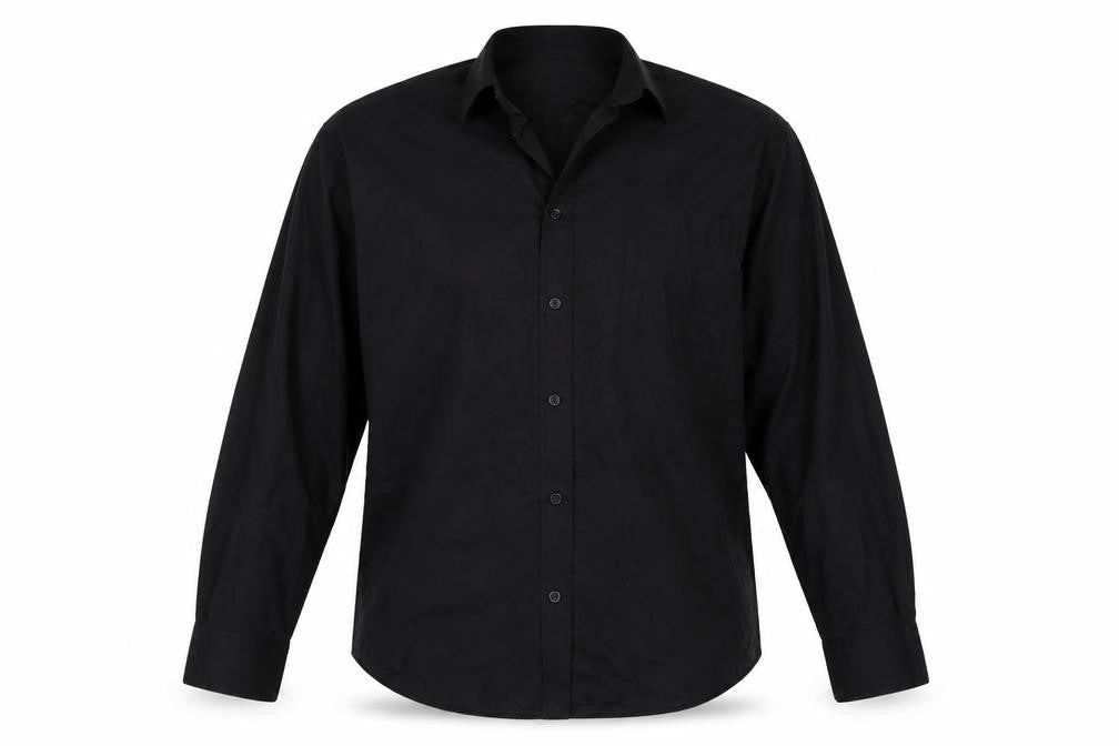 Savatini Mens Black    Button-Up One Size