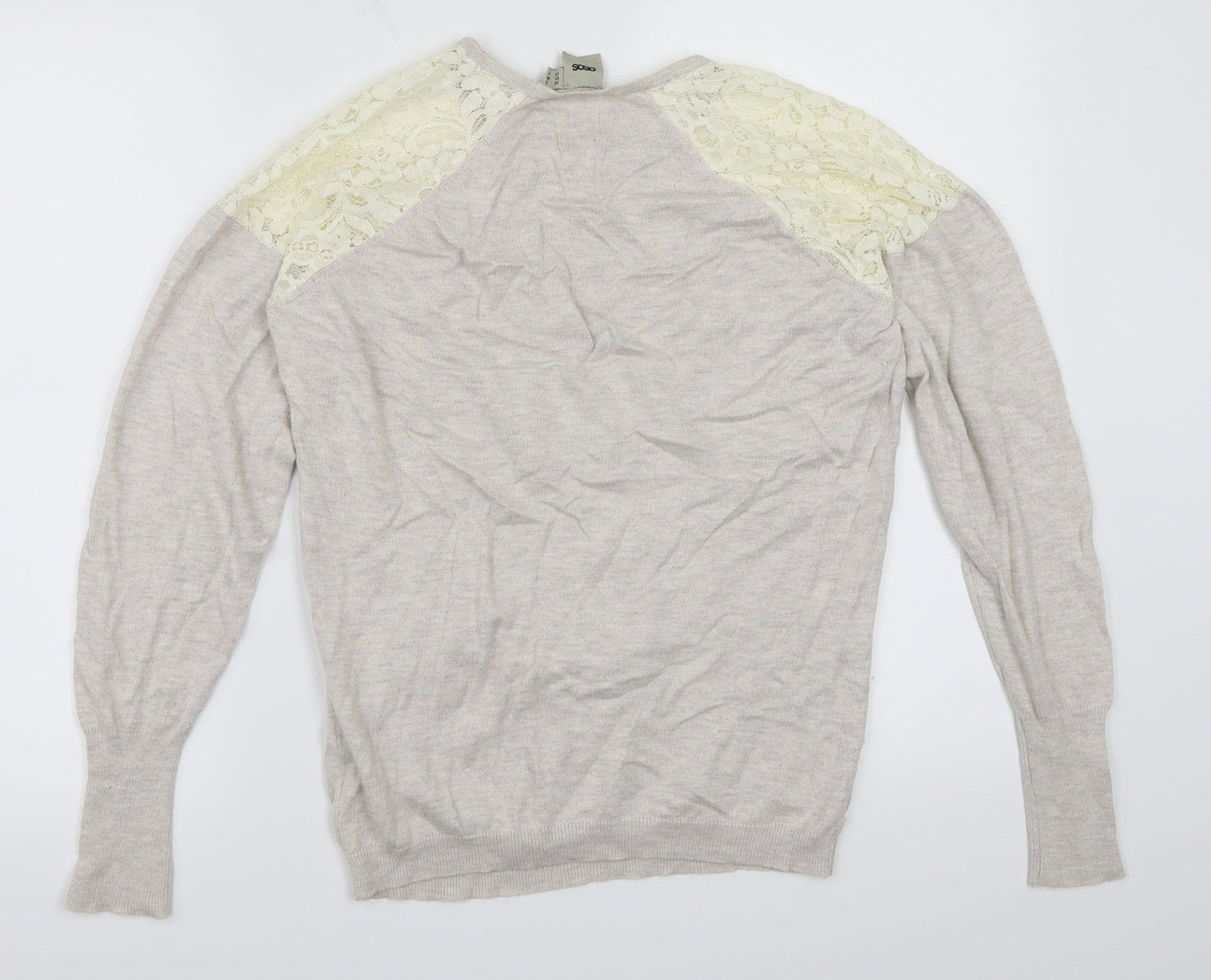 ASOS Womens Beige   Pullover Sweatshirt Size 8