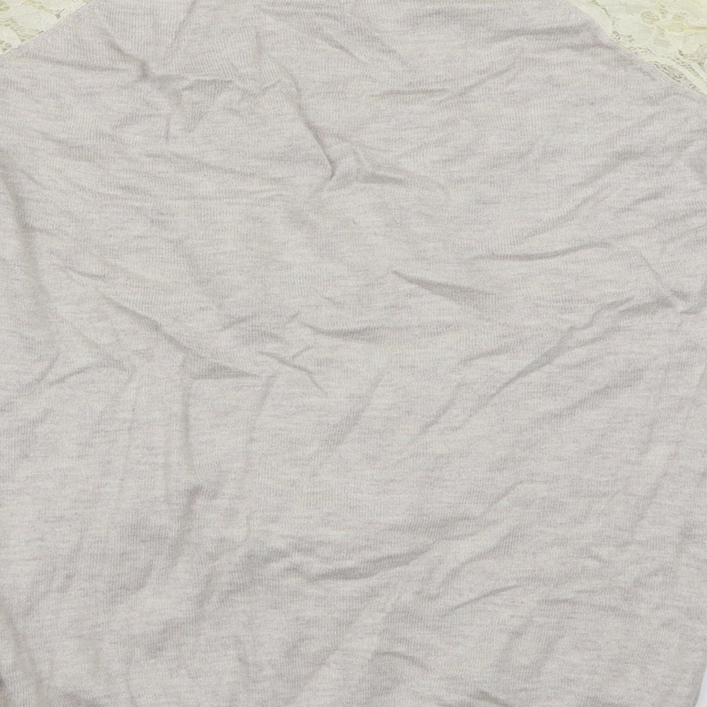 ASOS Womens Beige   Pullover Sweatshirt Size 8