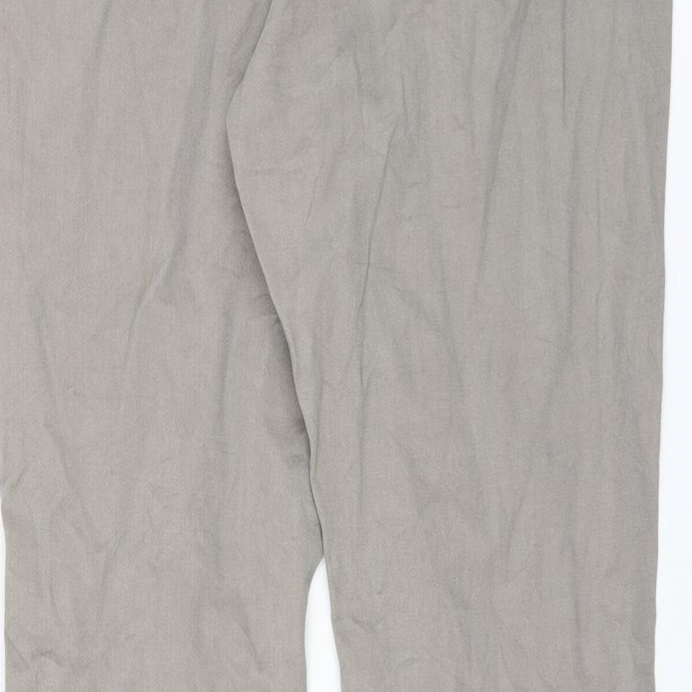 UpFashion Womens Grey   Straight Jeans Size 10 L30 in