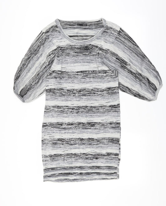GIVe Womens Grey   Jumper Dress  Size M