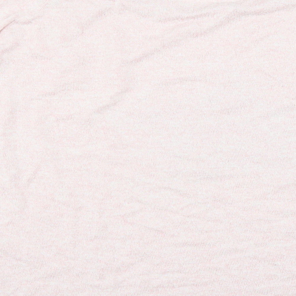 Nutmeg Womens Pink Solid  Top Pyjama Top Size 12  - star