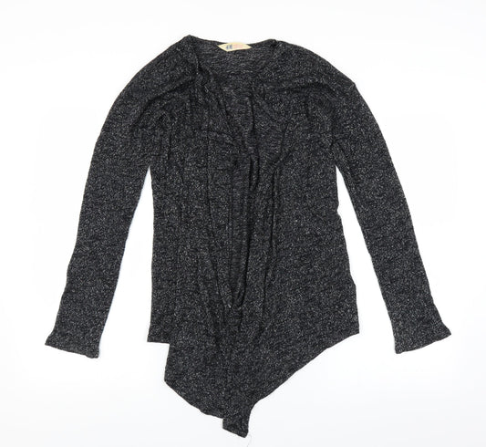 H&M Girls Grey   Cardigan Jumper Size 12-13 Years  - glittery