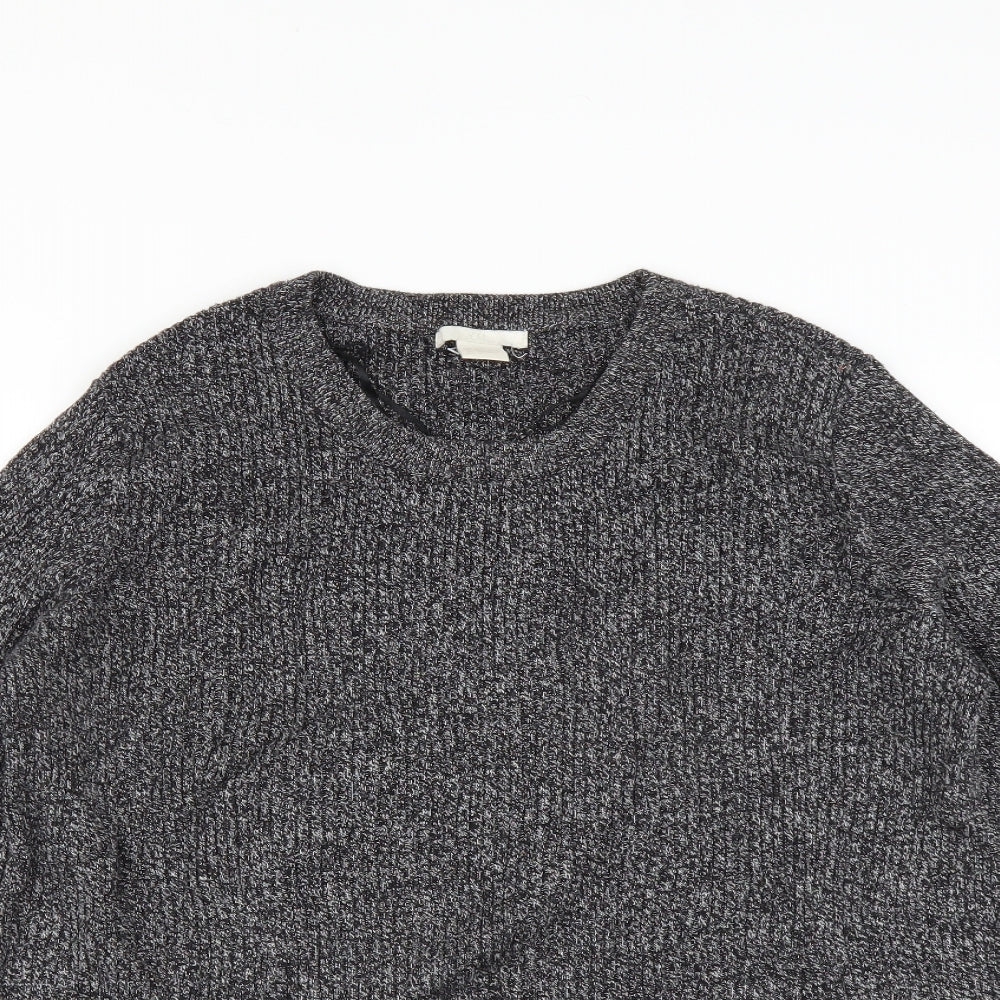 H&M Womens Grey   Pullover Jumper Size L