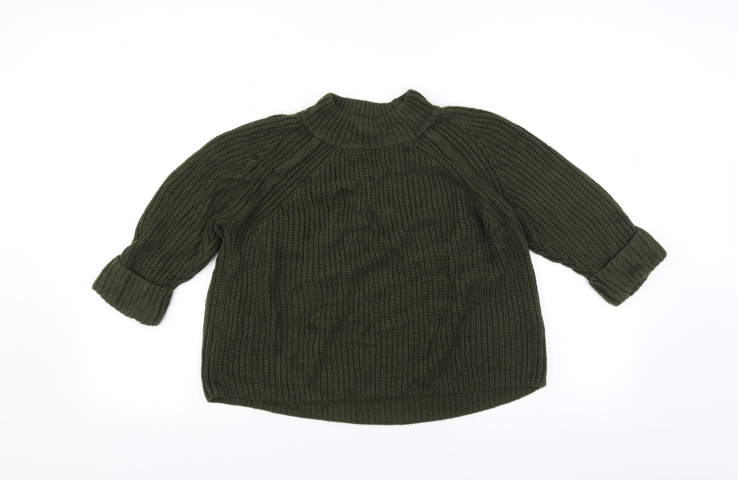 Topshop Womens Green   Pullover Jumper Size 6