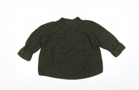 Topshop Womens Green   Pullover Jumper Size 6