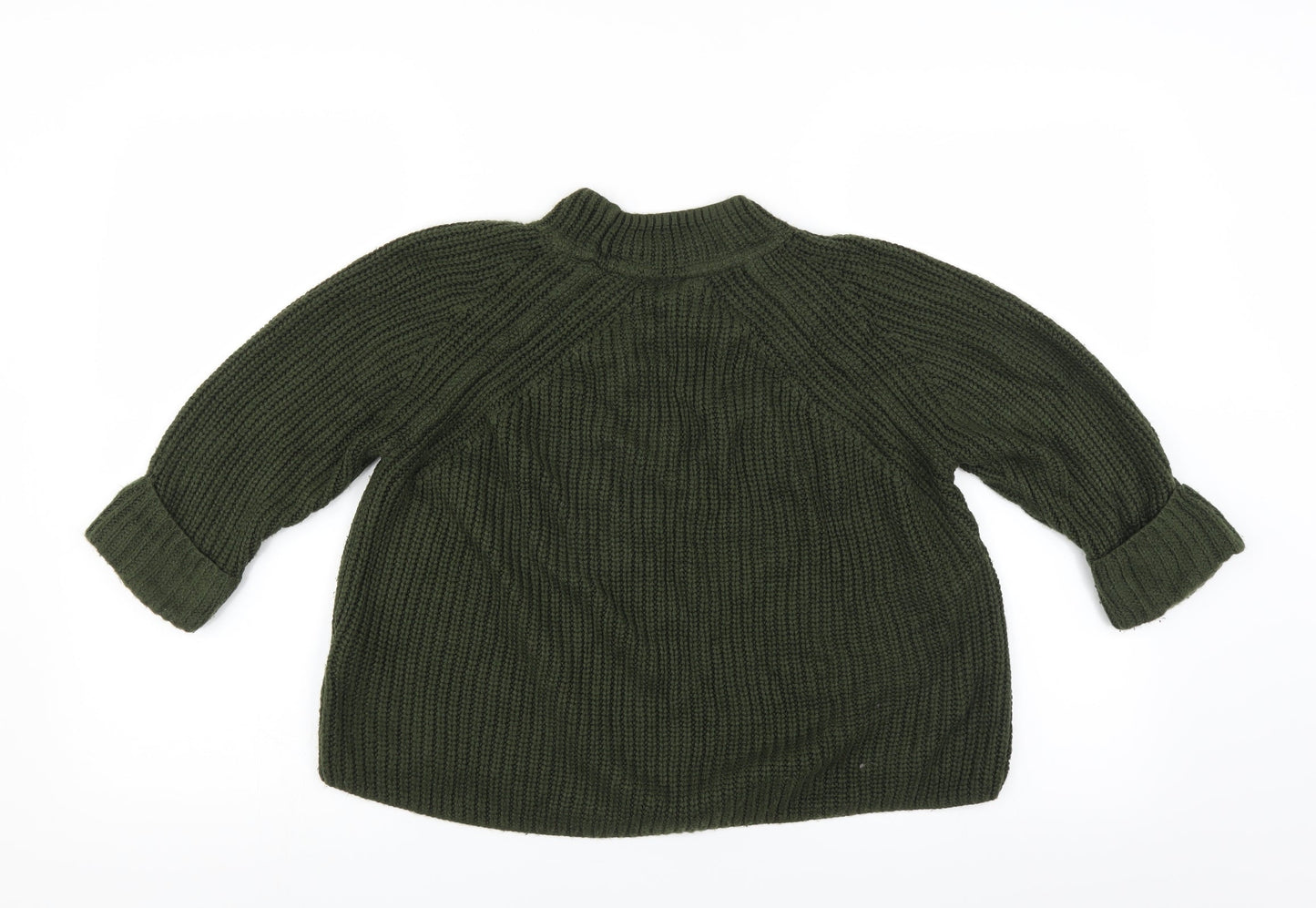Topshop Womens Green   Pullover Jumper Size 6