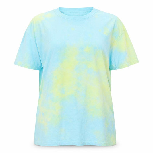 PRETTYLITTLETHING Womens Blue   Basic T-Shirt Size S  - Tie dye