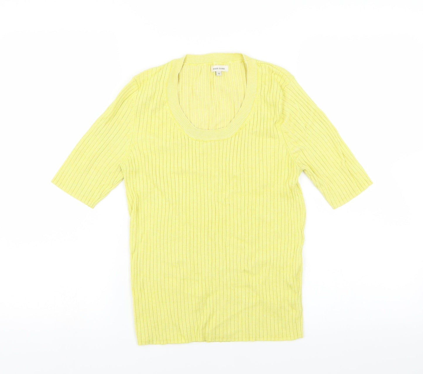 River Island Womens Yellow   Pullover Jumper Size 12