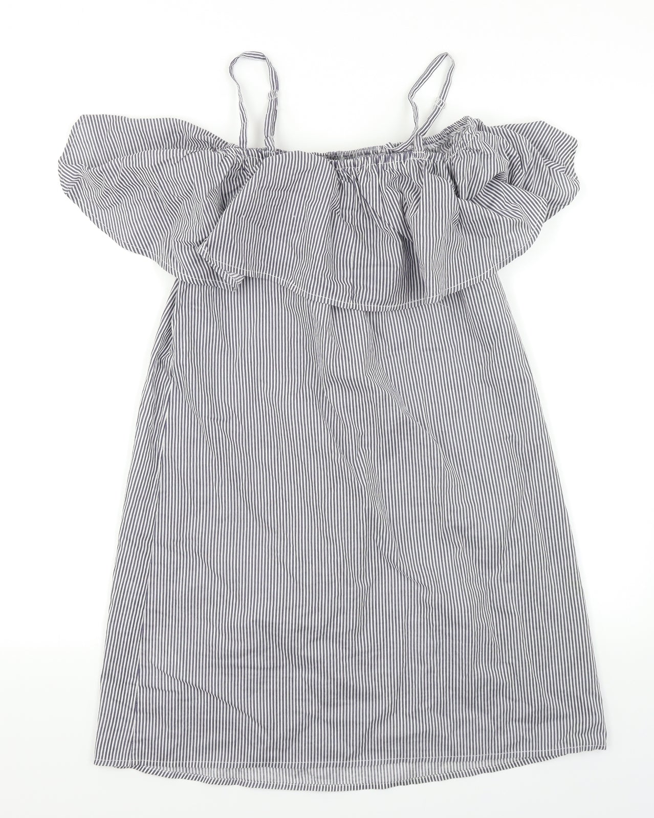 Select Womens Blue Striped  Trapeze & Swing  Size 10