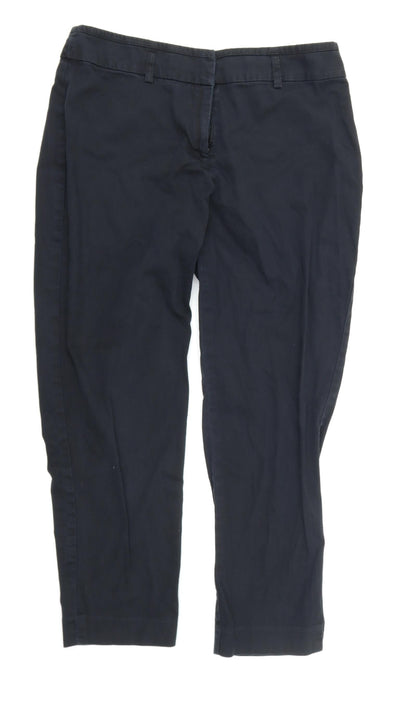 Additional front view of The Collection women’s black trousers, size UK 10, 22-inch leg