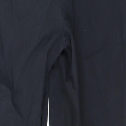 Brand and care label for The Collection women’s black trousers, size UK 10, 22-inch leg