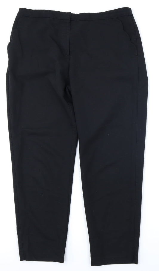 Atmosphere Womens Black   Trousers  Size 10 L24 in