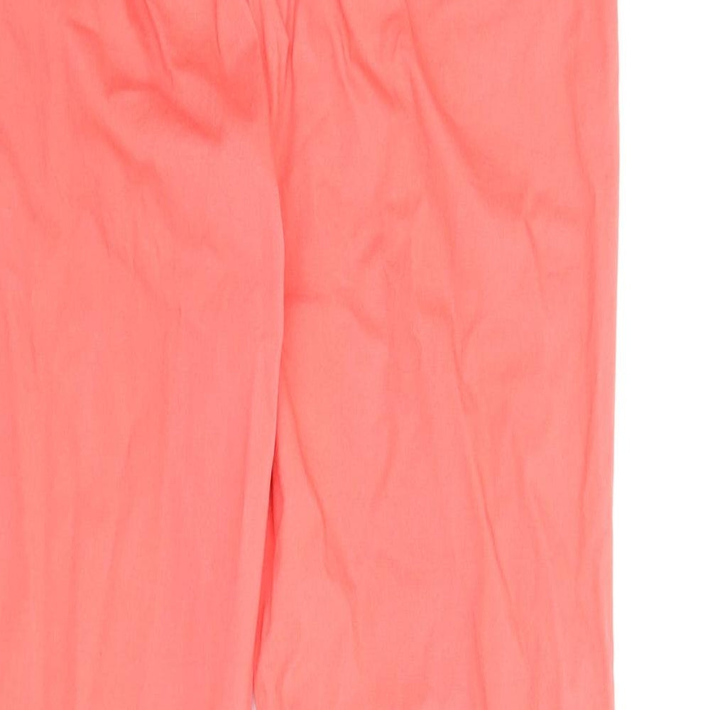 H&M Womens Red   Chino Trousers Size S L27 in