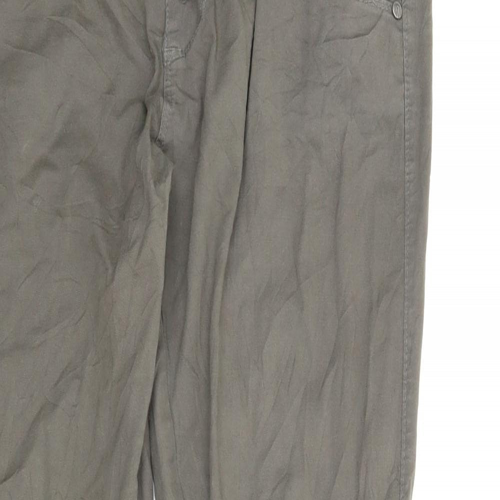 Preworn Womens Green   Pedal Pusher Trousers Size M L25 in
