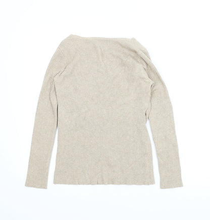 Back view of Preworn women’s beige jumper, size XS