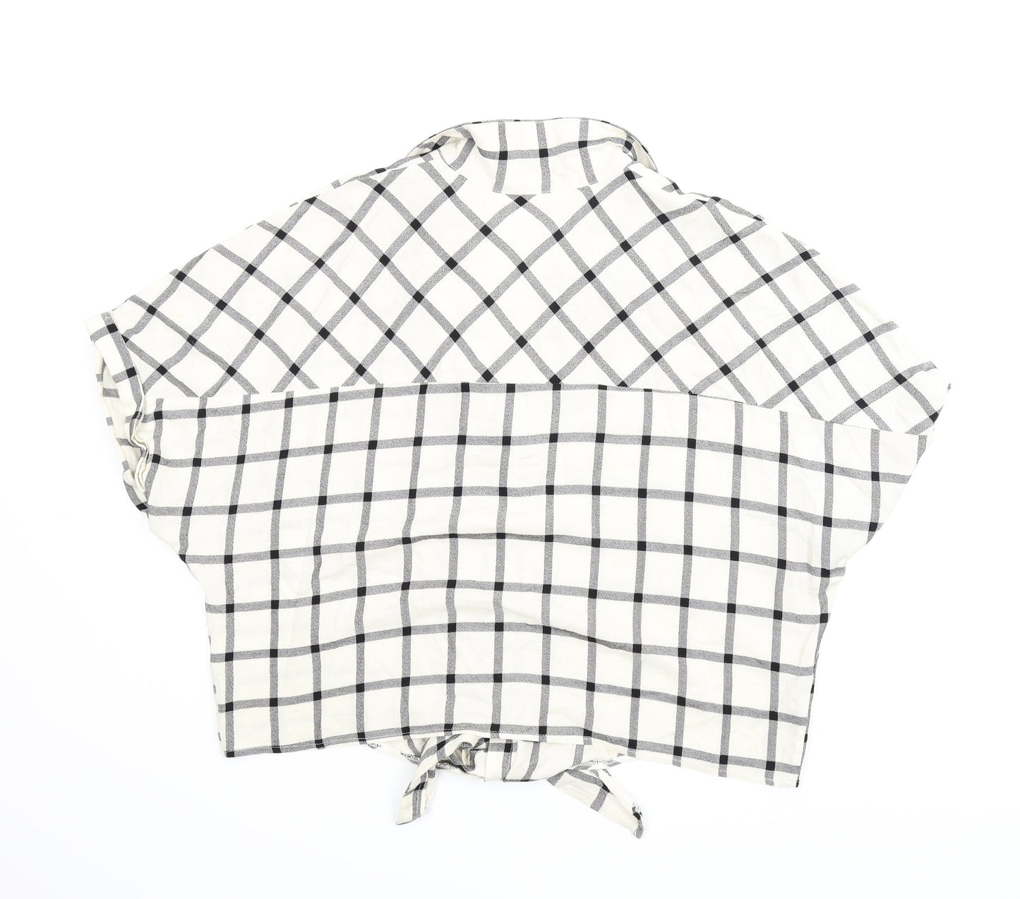 Apricot Womens Beige Check  Basic Blouse Size 16