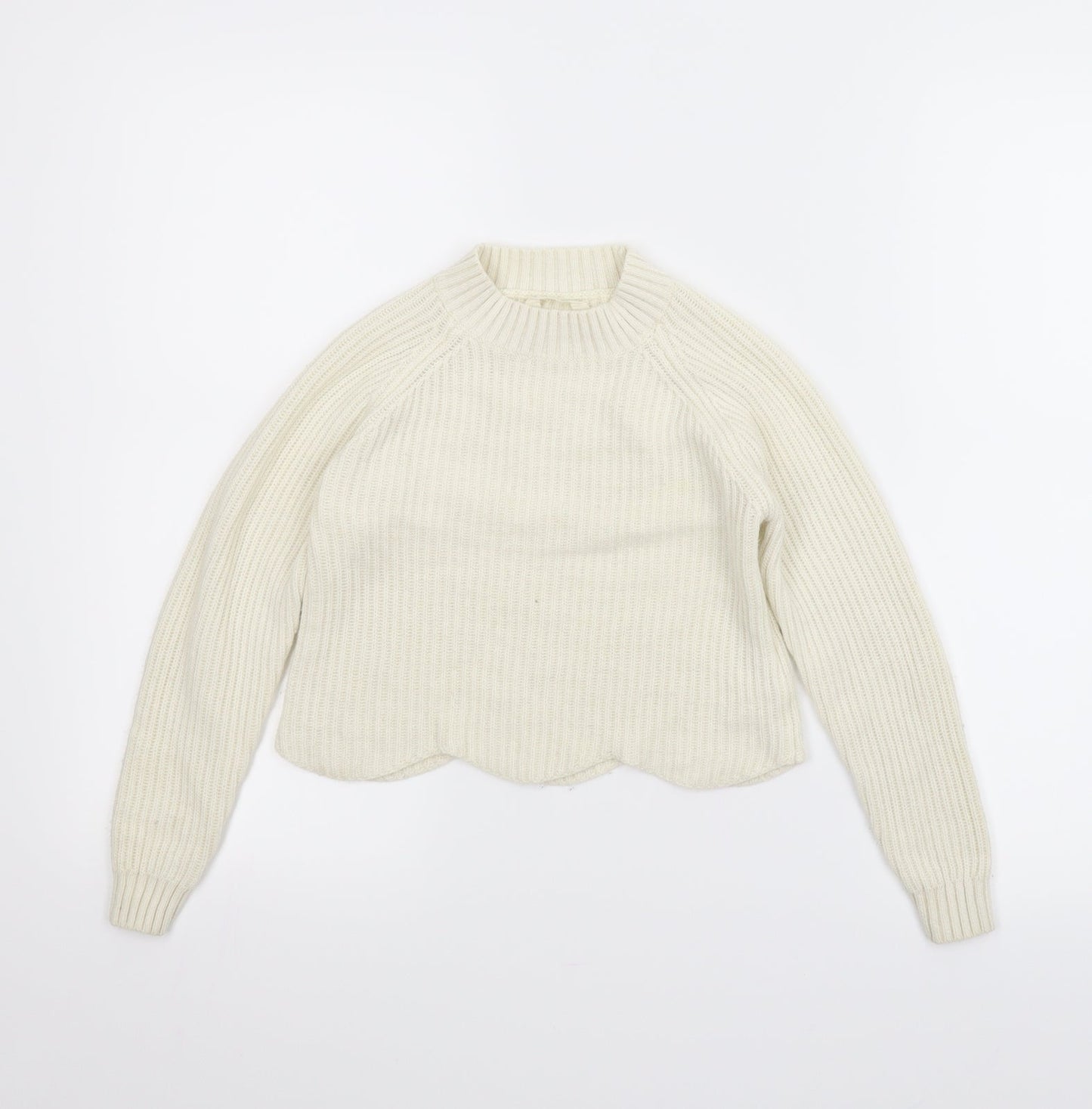 Candy Couture Girls Beige   Pullover Jumper Size 9 Years  - Cropped