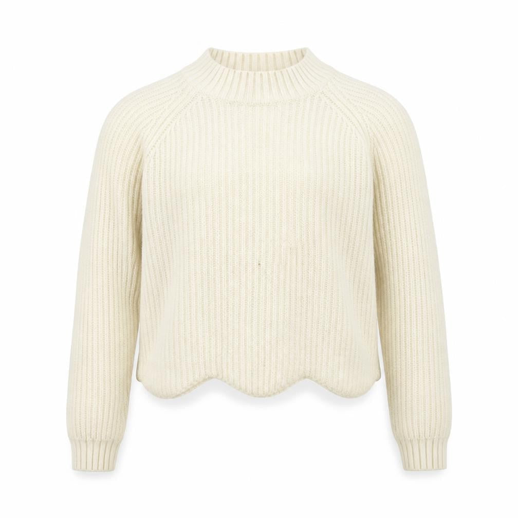 Candy Couture Girls Beige   Pullover Jumper Size 9 Years  - Cropped