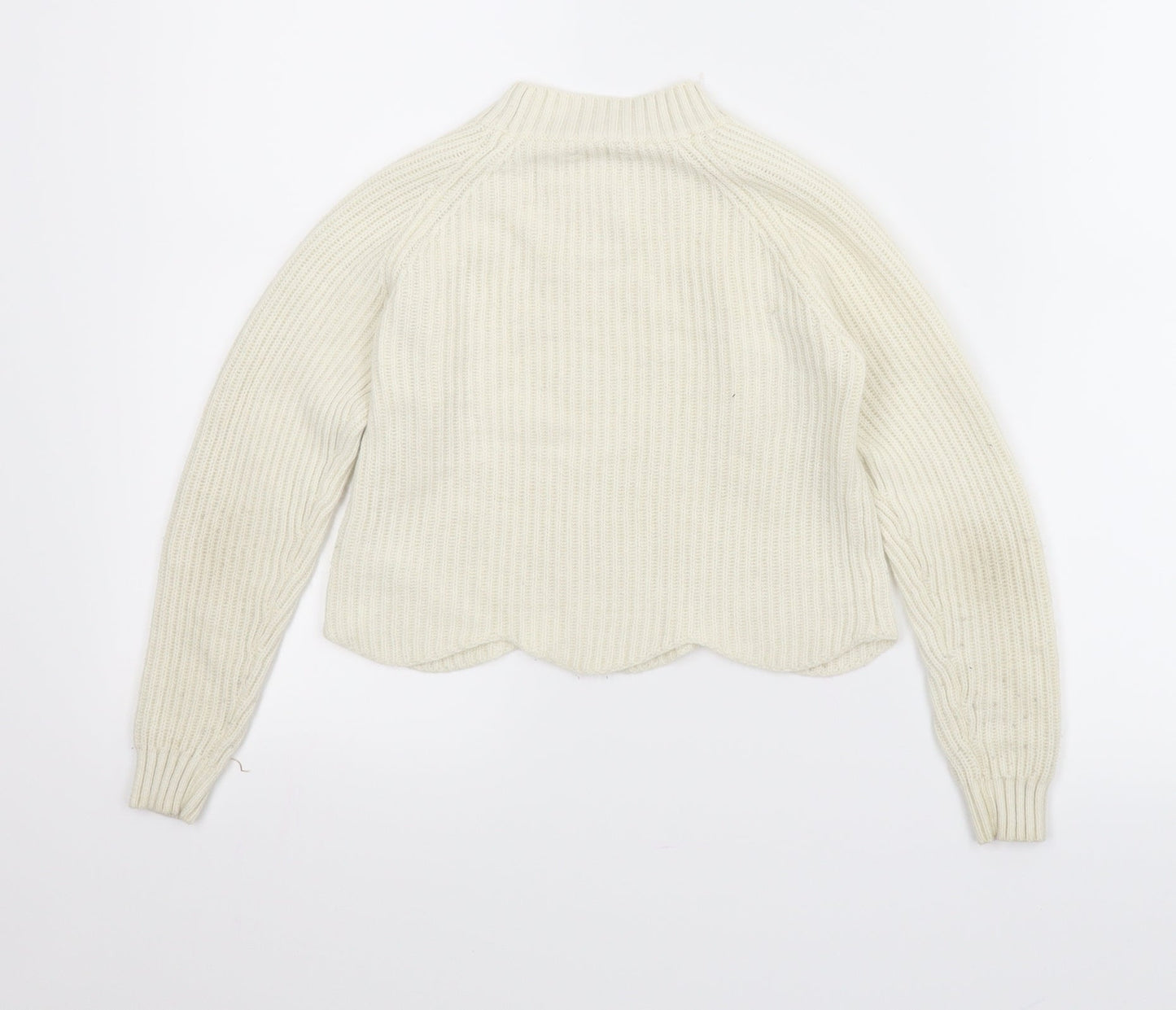 Candy Couture Girls Beige   Pullover Jumper Size 9 Years  - Cropped