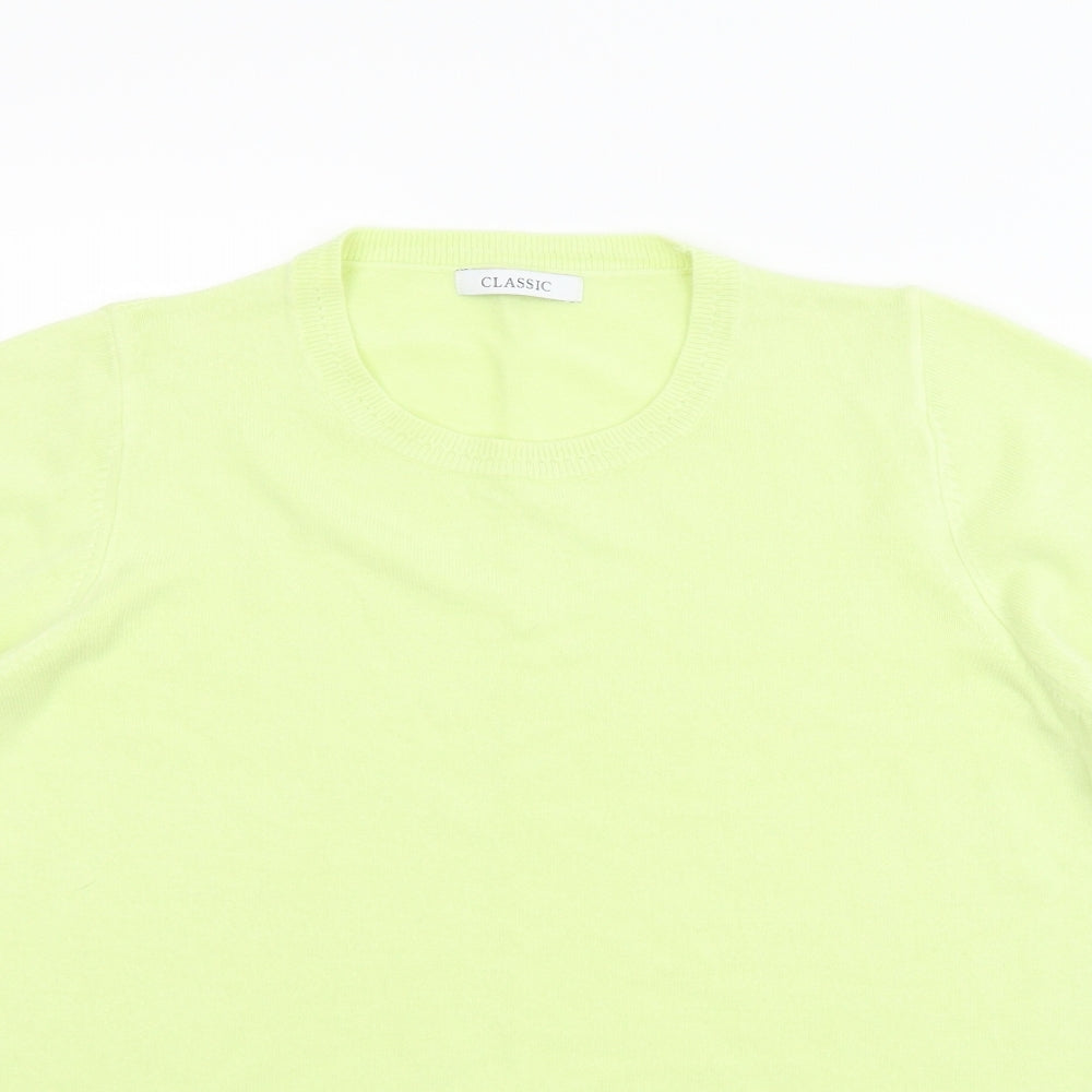 M&S Womens Yellow   Pullover Jumper Size 16