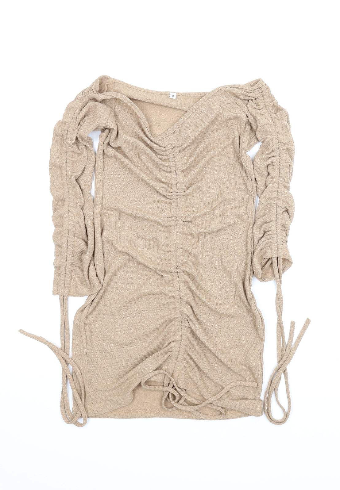 Preworn Womens Beige   Bodycon  Size S