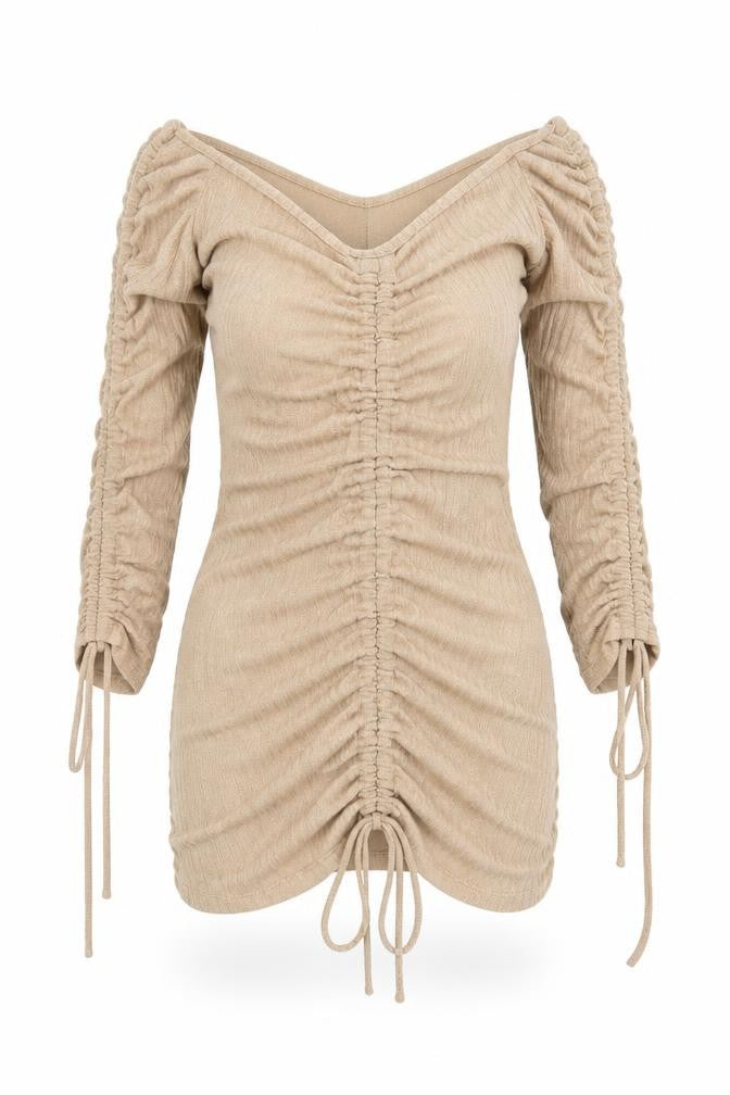 Preworn Womens Beige   Bodycon  Size S