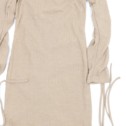 Womens Beige   Bodycon  Size S