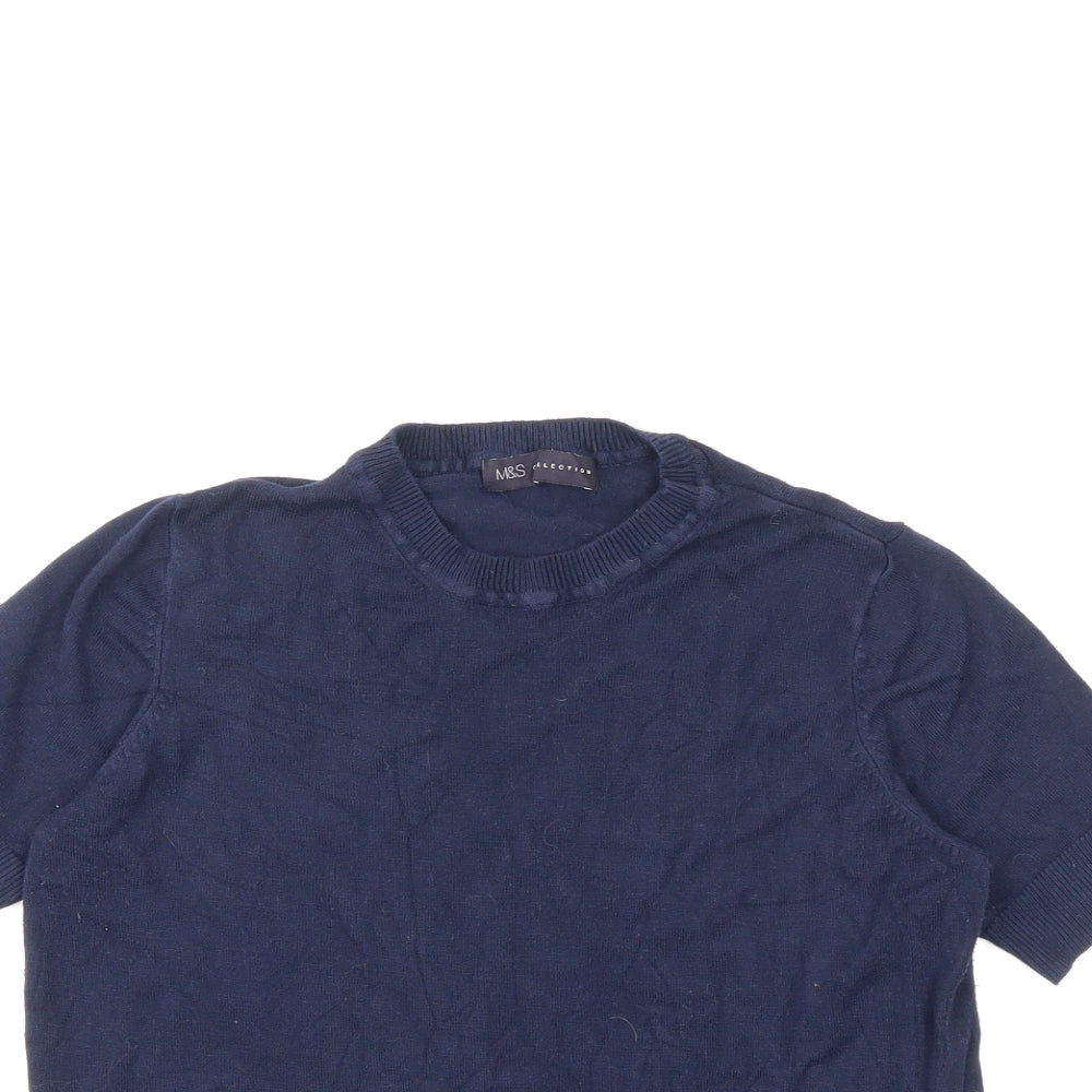 Marks and Spencer Womens Blue   Pullover Jumper Size 8