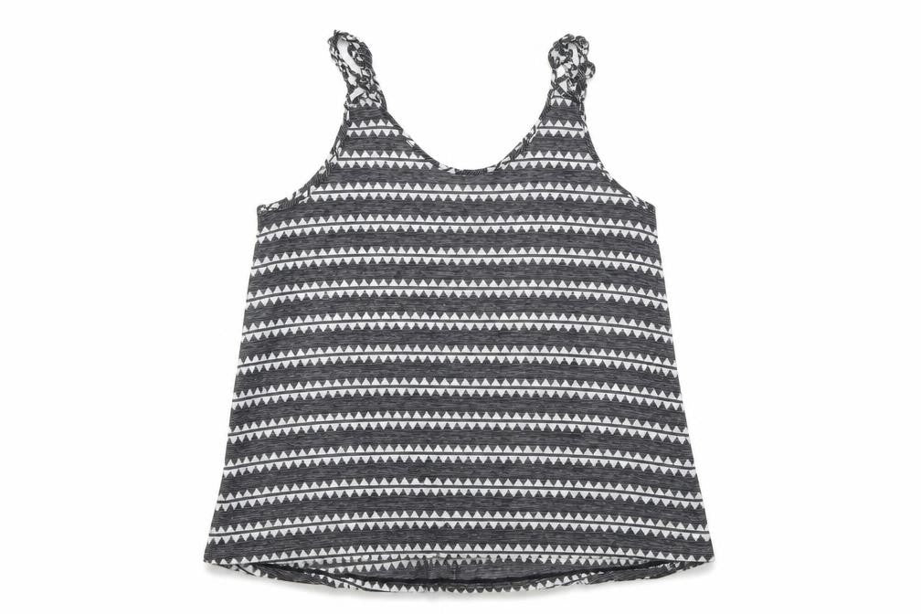 H&M Womens Grey Striped  Basic Tank Size S