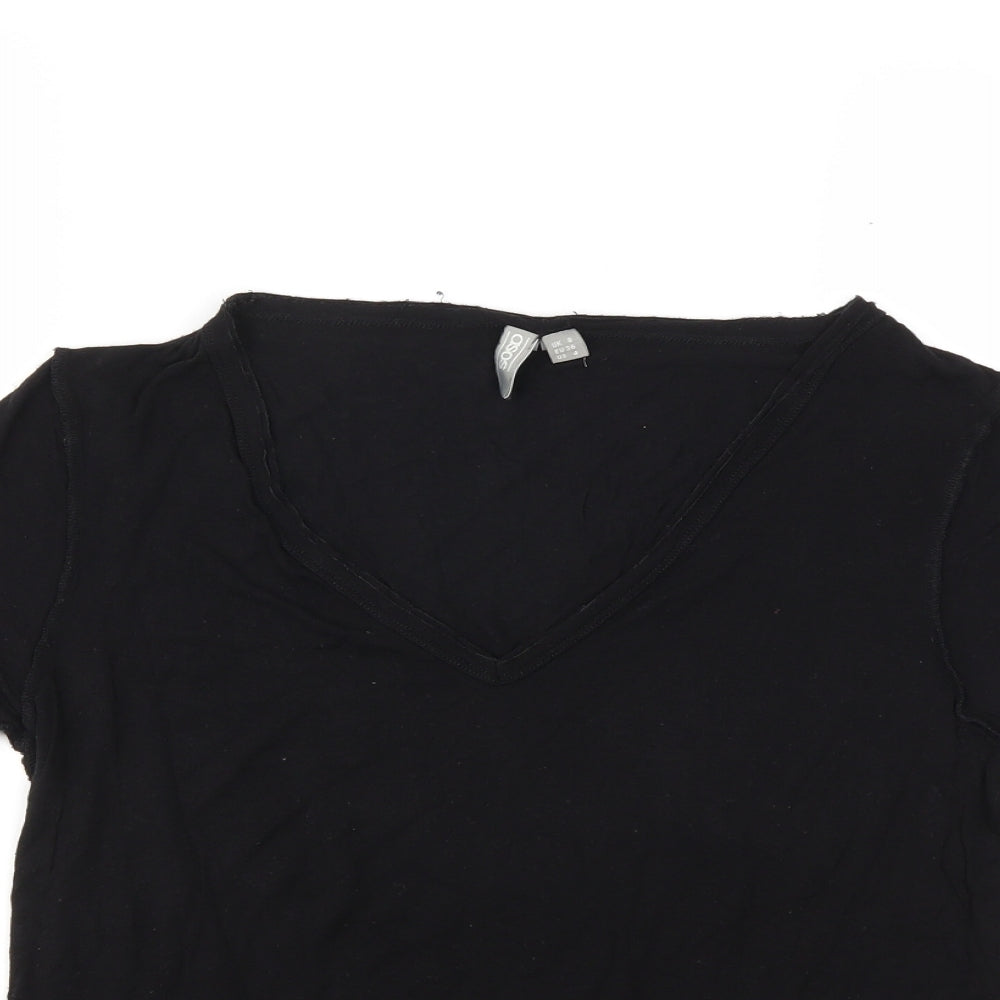 ASOS Womens Black   Basic T-Shirt Size 8