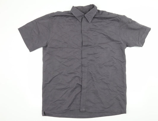 Ciro Citterio Mens Grey    Button-Up Size L