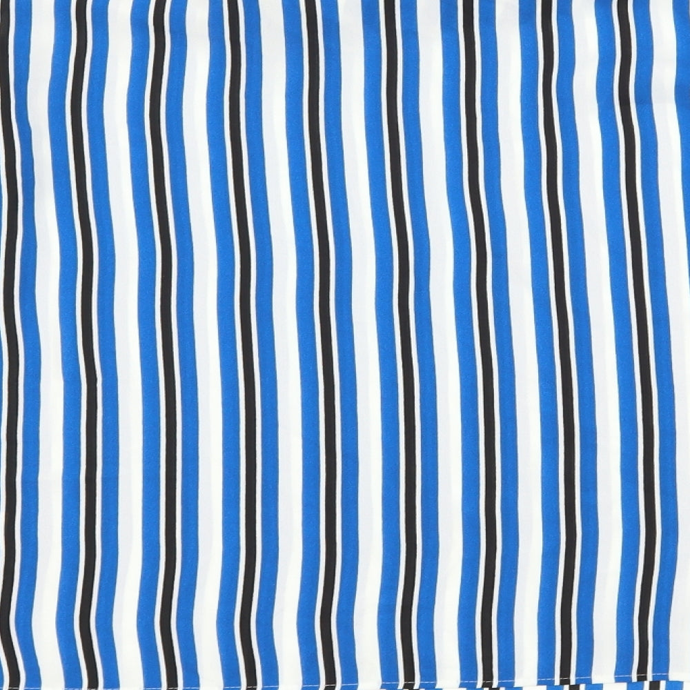 Marks and Spencer Womens Blue Striped  Basic Blouse Size 12