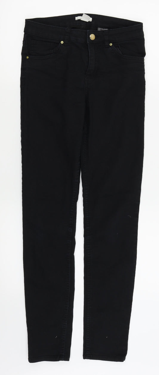 H&M Womens Black   Skinny Jeans Size 6 L28 in