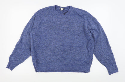 Front view of H&M men’s black jumper, size XS